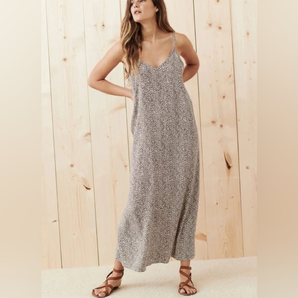 Jenni Kayne Leopard Slip Dress XS